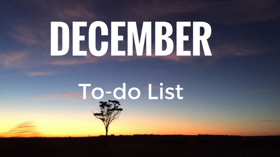 December To-Do List